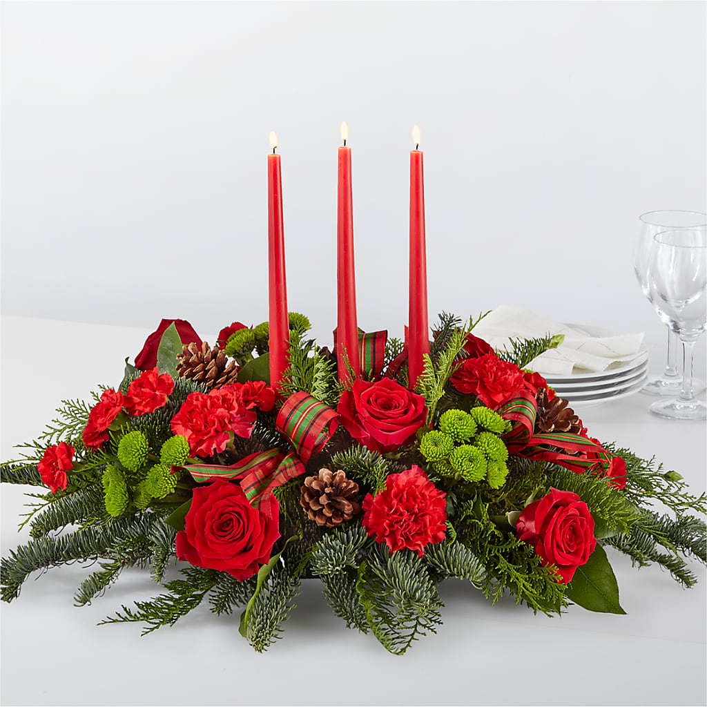 By the Candlelight Centerpiece – Cb Florist, Canton MI
