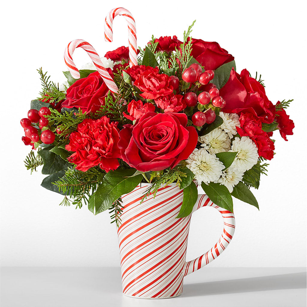 Peppermint Swirl Mug – Cb Florist, Canton MI