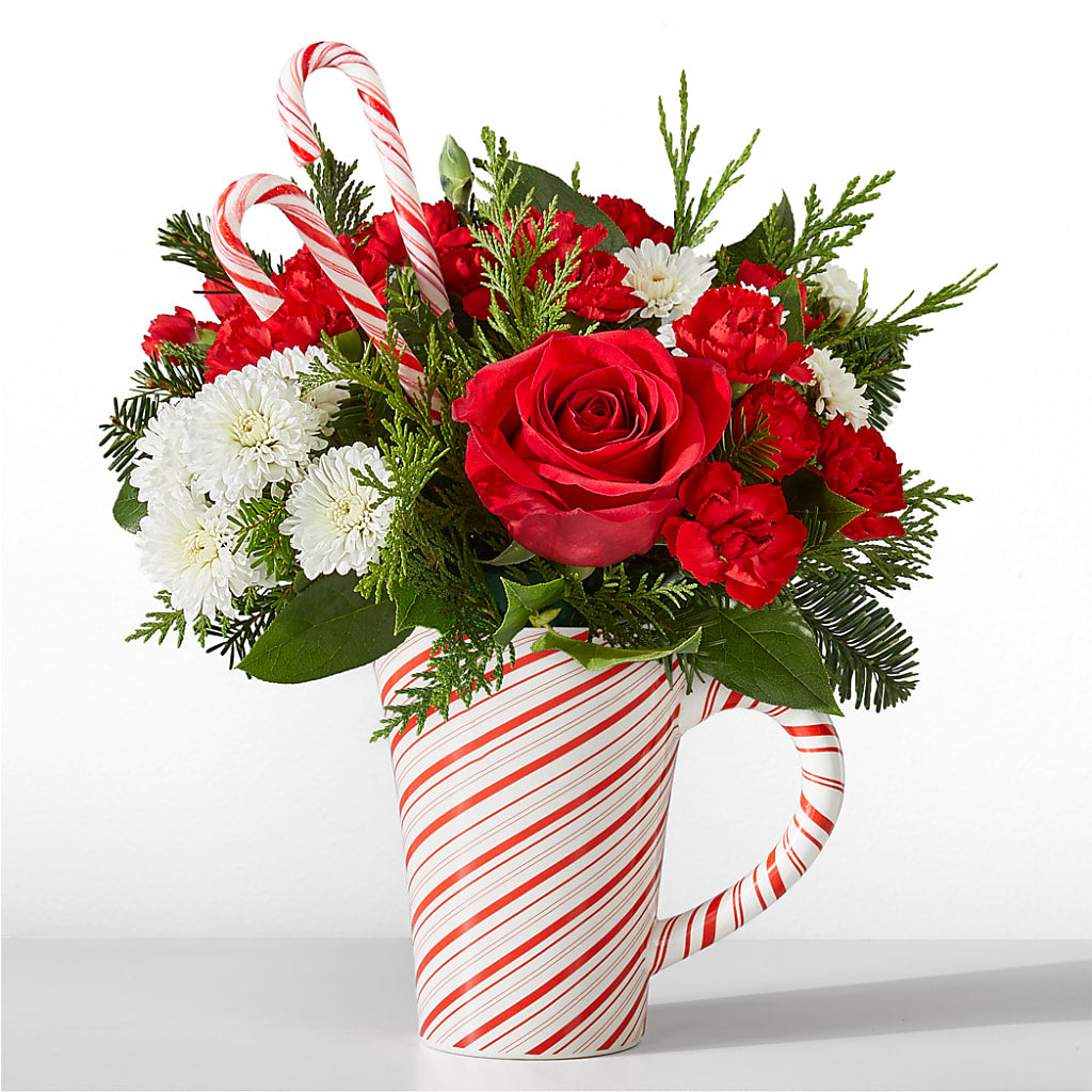 Peppermint Swirl Mug – Cb Florist, Canton MI