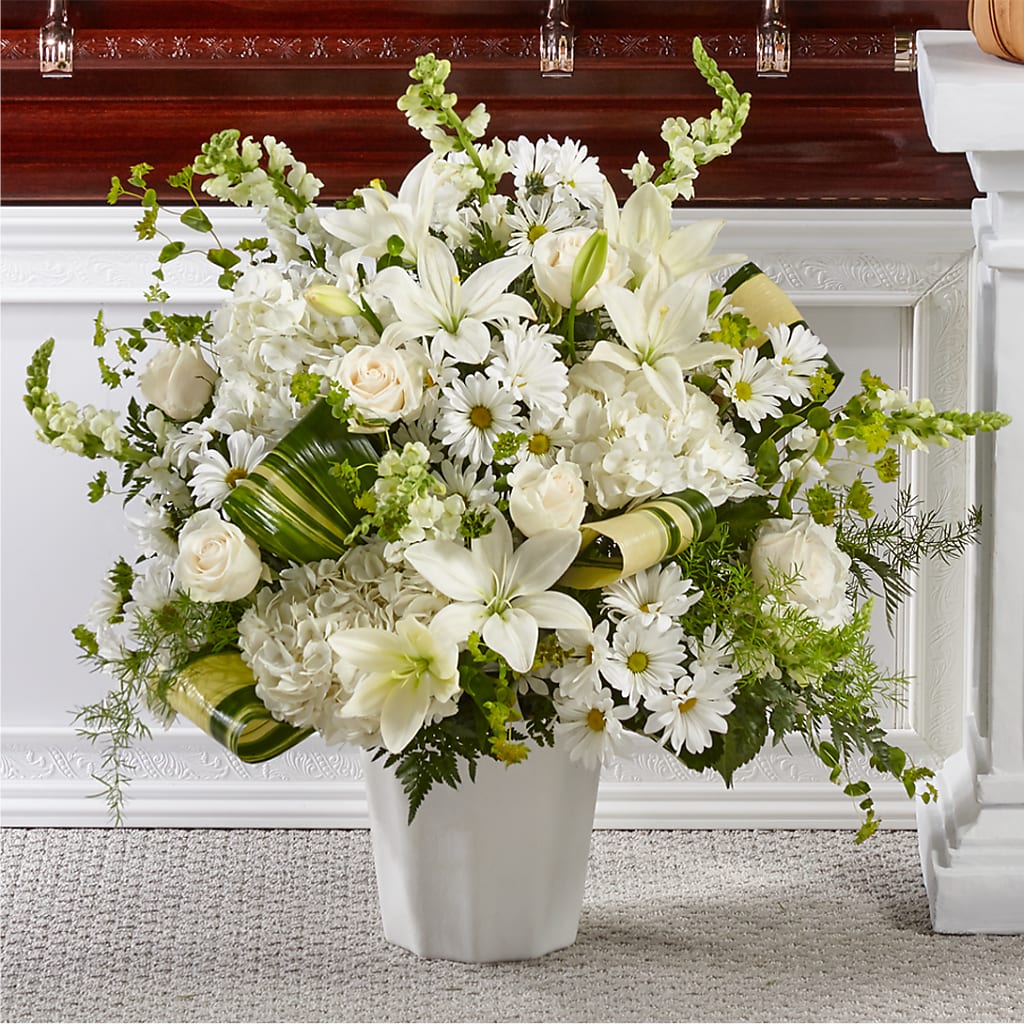 Thoughts of Tranquility Floor Basket – Cb Florist, Canton MI