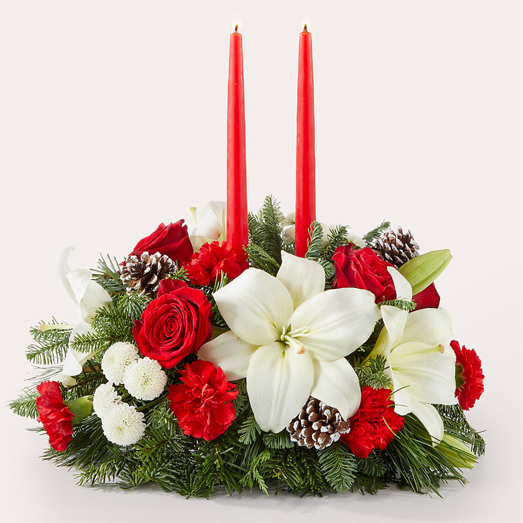 Seasonal Festivities Centerpiece – Cb Florist, Canton MI