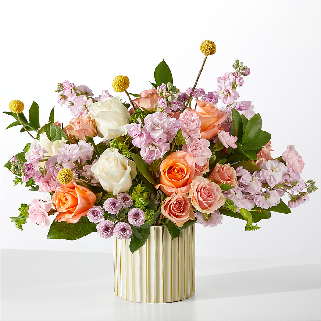 French Market Bouquet with Ivory Vase – Cb Florist, Canton MI
