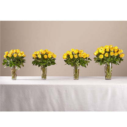 Long Stem Yellow Rose Bouquet –  Cb Florist, Canton MI