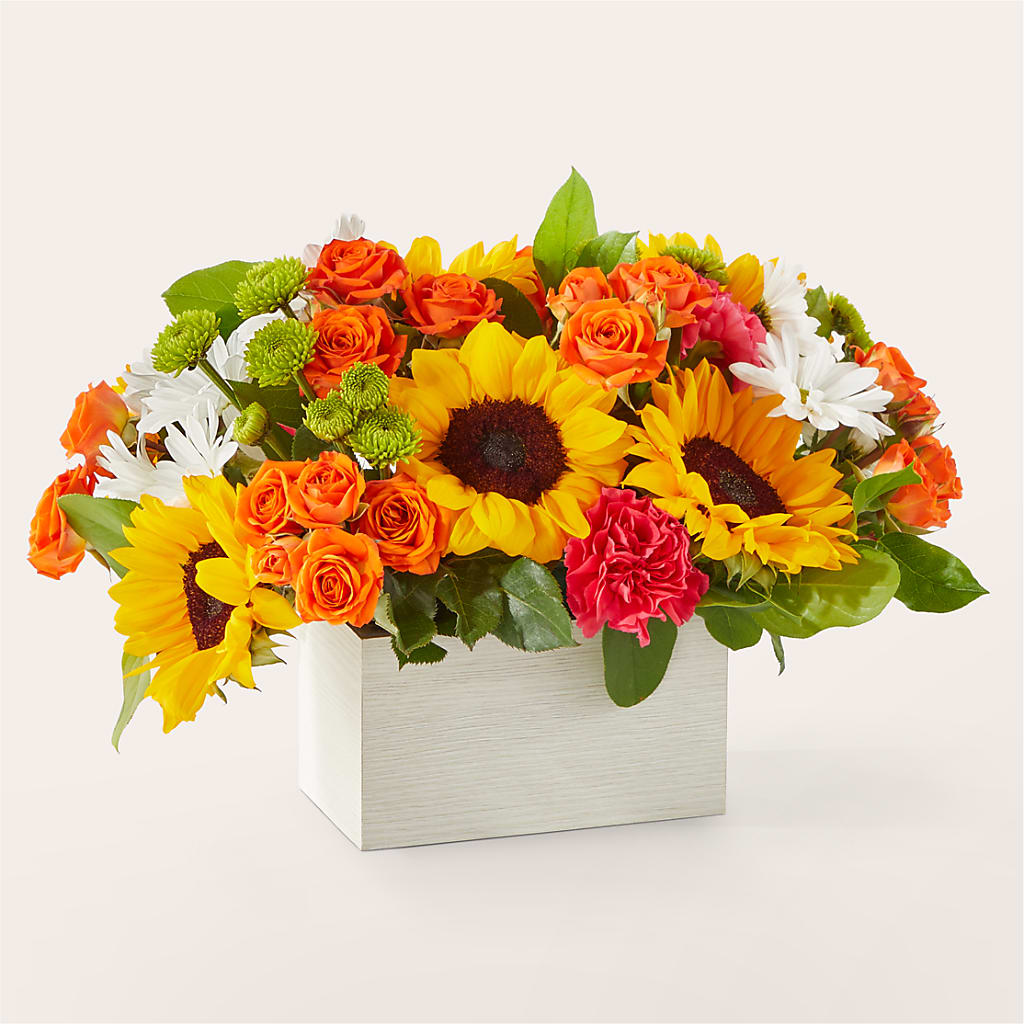 Sun-drenched Blooms Box Bouquet –  Cb Florist, Canton MI