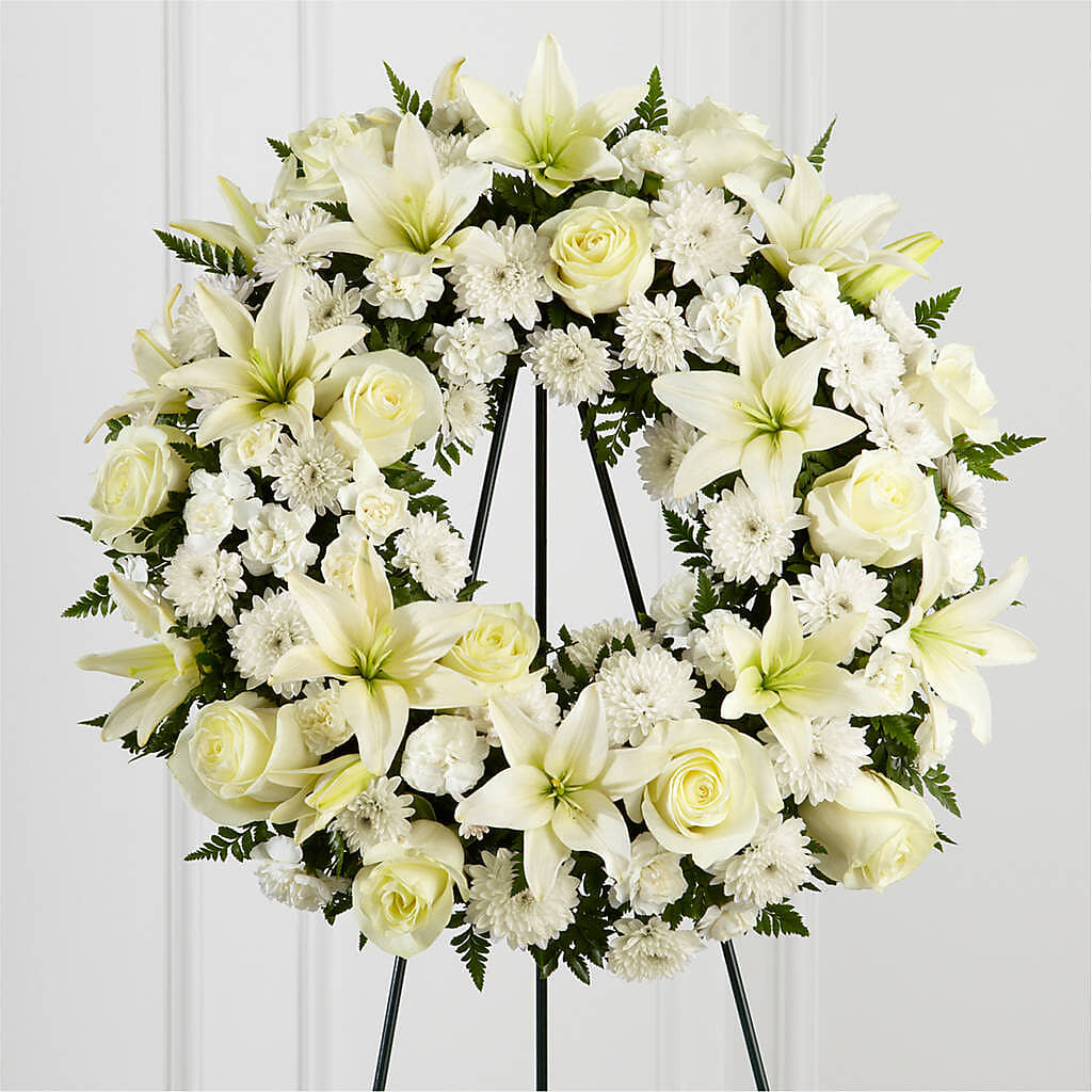 Treasured Tribute Wreath –  Cb Florist, Canton MI