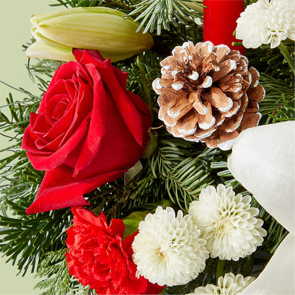Seasonal Festivities Centerpiece –  Cb Florist, Canton MI