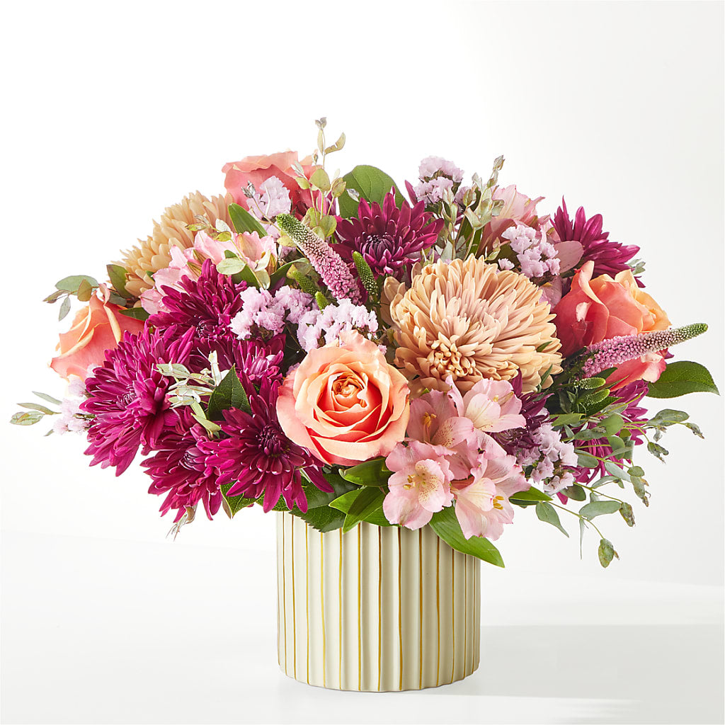 Berry Cobbler Bouquet with Ivory Vase –  Cb Florist, Canton MI