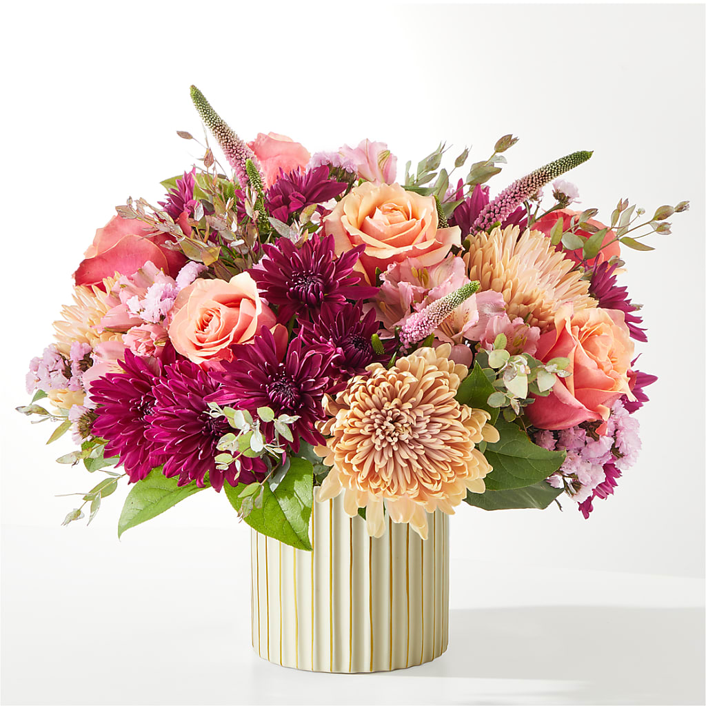 Berry Cobbler Bouquet with Ivory Vase –  Cb Florist, Canton MI