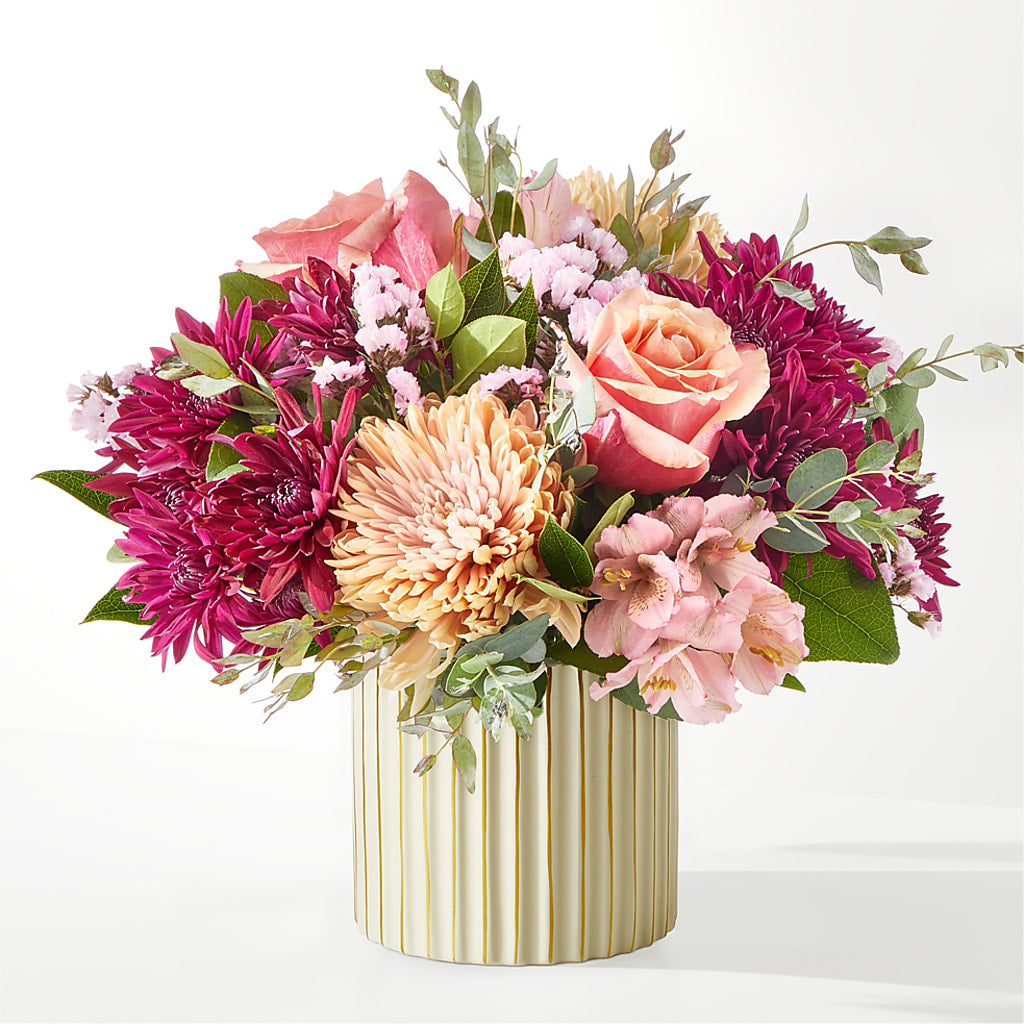 Berry Cobbler Bouquet with Ivory Vase –  Cb Florist, Canton MI