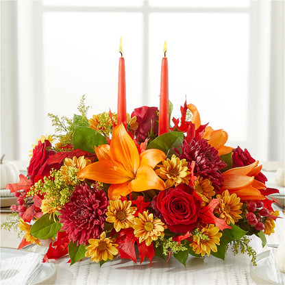 Autumn's Embrace Centerpiece –  Cb Florist, Canton MI